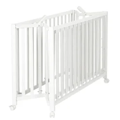 Lit pliant enfant fold up 60x120 cm bois blanc