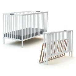 Lit pliant 60x120 cm webaby blanc