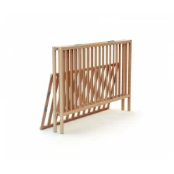 Lit pliant 60x120 cm webaby hêtre verni