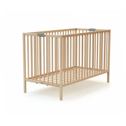 Lit pliant 60x120 cm webaby hêtre verni