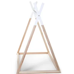 Lit tipi 70x140cm naturel/blanc