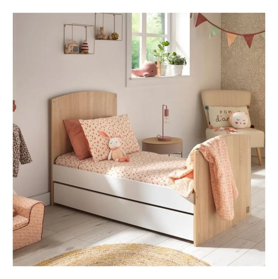 Lit évolutif bébé 70x140 cm access bois blanc