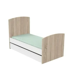 Lit évolutif bébé 70x140 cm access bois blanc