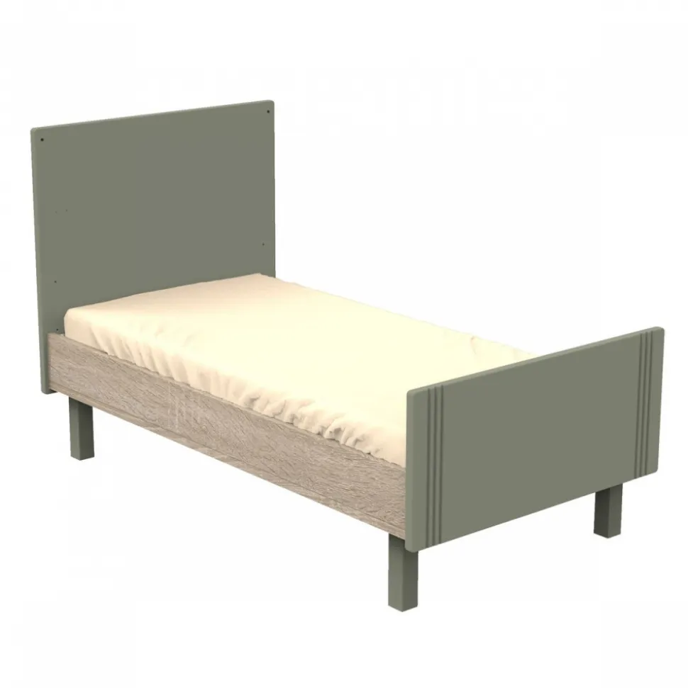 Lit évolutif bébé 70x140 cm eleonore kaki