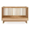 Lit évolutif bébé 70 x 140 cm kyo - honey ash