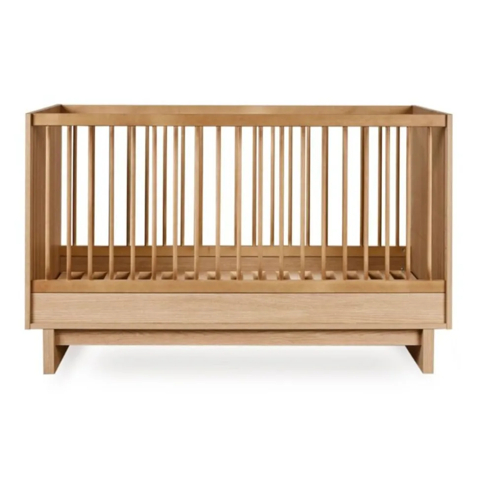 Lit évolutif bébé 70 x 140 cm kyo - honey ash