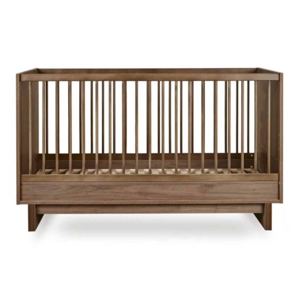 Lit évolutif bébé 70 x 140 cm kyo - walnut