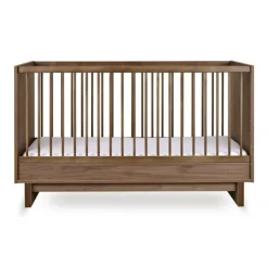 Lit évolutif bébé 70 x 140 cm kyo - walnut