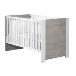 Lit évolutif bébé 70x140 cm loft bois