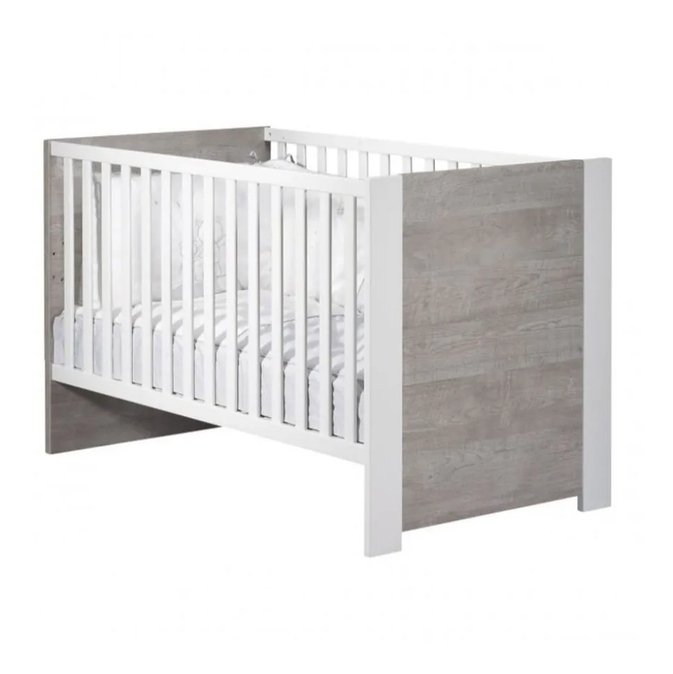 Lit évolutif bébé 70x140 cm loft bois
