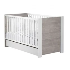 Lit évolutif bébé 70x140 cm loft bois