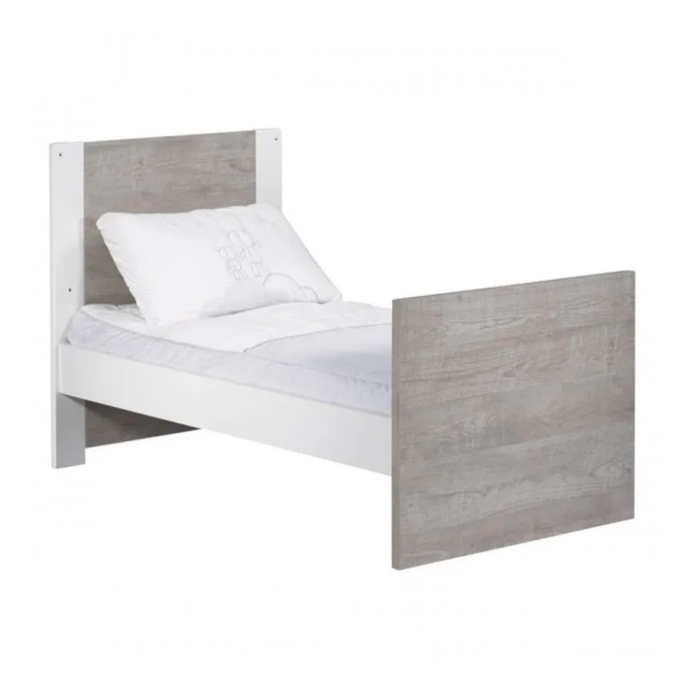 Lit évolutif bébé 70x140 cm loft bois