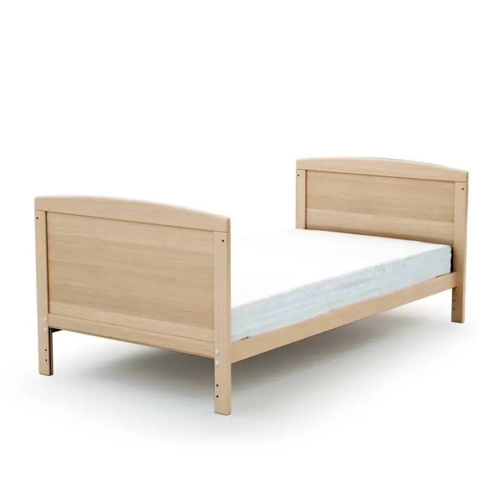 Lit évolutif essentiel hêtre verni 70x140 cm