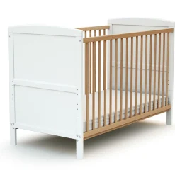 Lit évolutif 60x120 essentiel plus blanc / hêtre