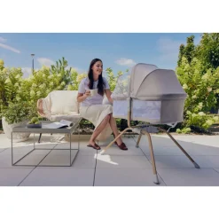 Lit voyage bébé 3en1 malin evo - beige natural