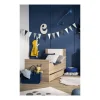 Lit 70x140cm antonin version bois et blanc