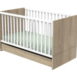Lit 70x140cm nova blanc lin