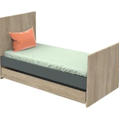 Lit 70x140cm nova gris volcan
