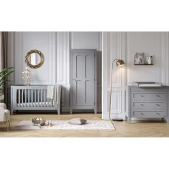 Lit 70x140 gris clair milenne