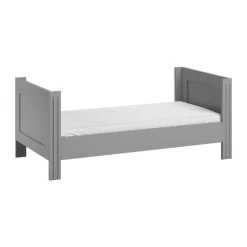 Lit 70x140 gris clair milenne