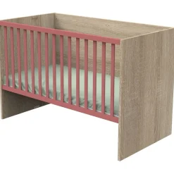 Lit 70x140 évolutif en 90x190 puis 140x190 nova rose canyon