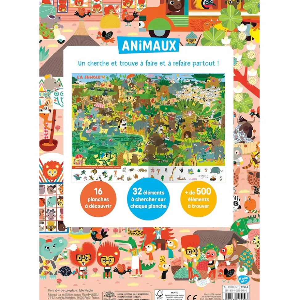 Livre cherche et trouve - animaux