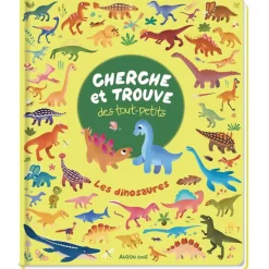 Livre cherche et trouve - dinosaures