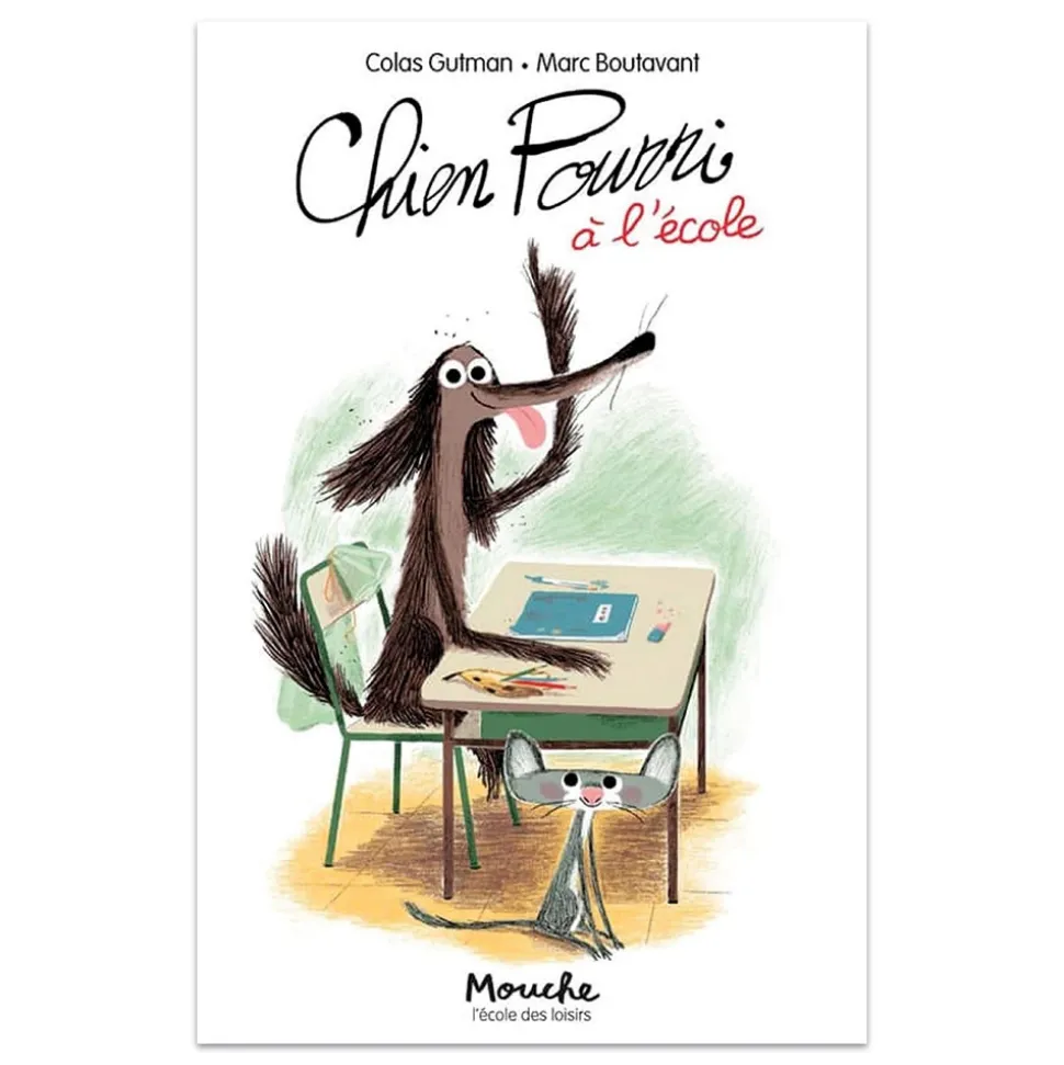 Livre chien pourri à l'école