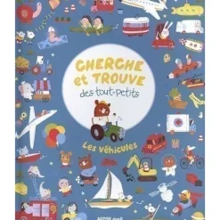 Livre collection cherche et trouve - les véhicules