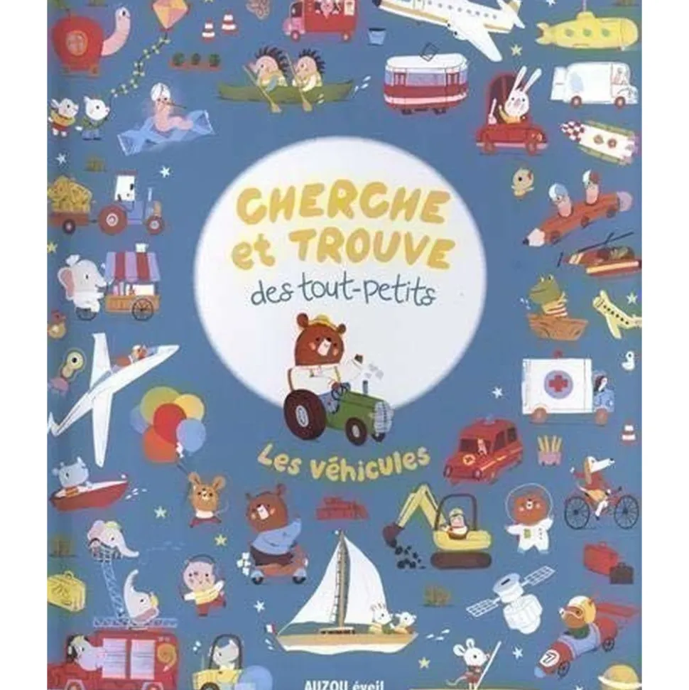 Livre collection cherche et trouve - les véhicules