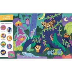 Livre collection cherche et trouve - la jungle et la savane