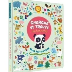 Livre collection cherche et trouve - chez les animaux