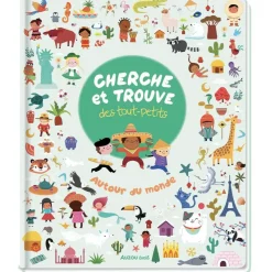 Livre collection cherche et trouve - autour du monde