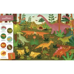 Livre collection cherche et trouve - les dinosaures