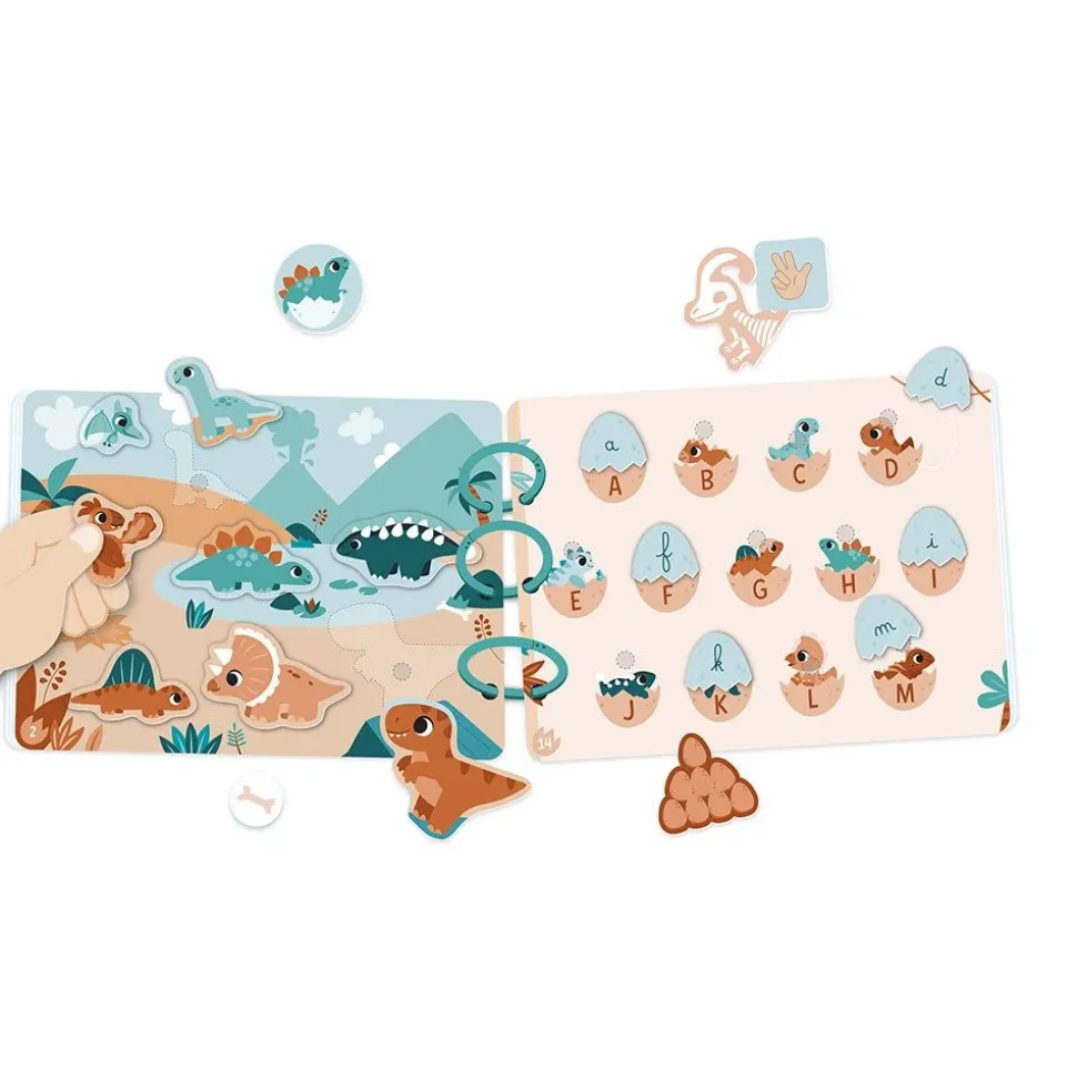 Livre d'activités pour enfant busy book dinosaures