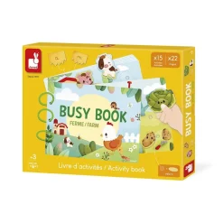 Livre d'activités pour enfant busy book ferme