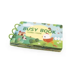 Livre d'activités pour enfant busy book ferme