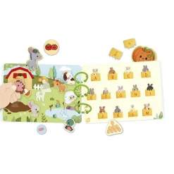 Livre d'activités pour enfant busy book ferme