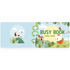 Livre d'activités pour enfant busy book ferme