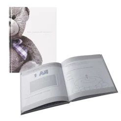 Livre de naissance ourson blanc