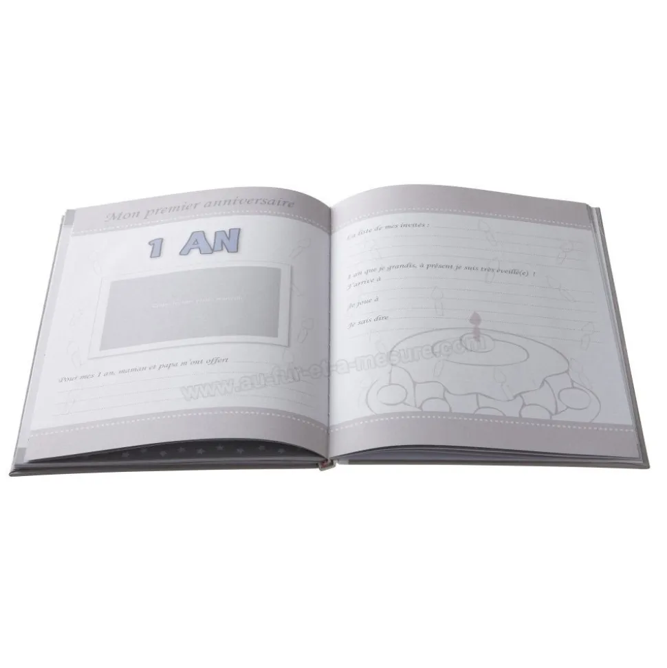 Livre de naissance ourson blanc