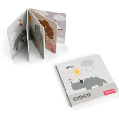 Livre d'éveil croco multicolore