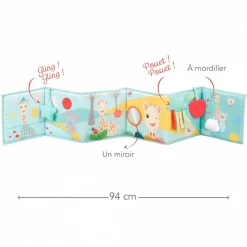 Livre d'éveil à déplier sophie la girafe