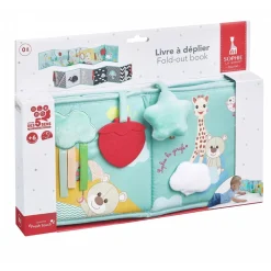 Livre d'éveil à déplier sophie la girafe