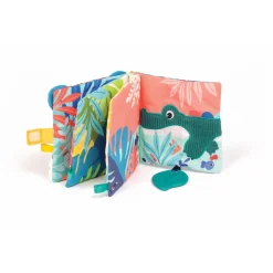 Livre d'éveil en tissu jungle