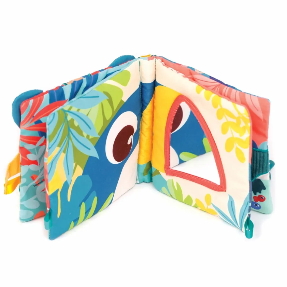 Livre d'éveil en tissu jungle