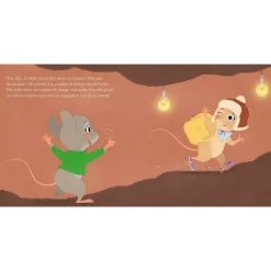 Livre enfant collection grisette - la petit souris au secours de ses amis