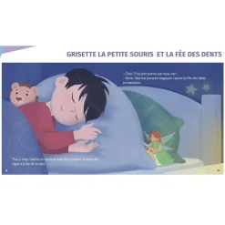 Livre enfant collection grisette - la petite souris et la fée des dents