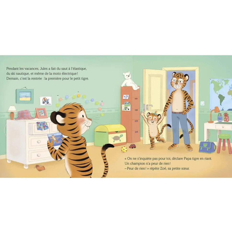 Livre enfant collection jules - va à l'école