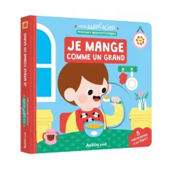 Livre enfant je mange comme un grand